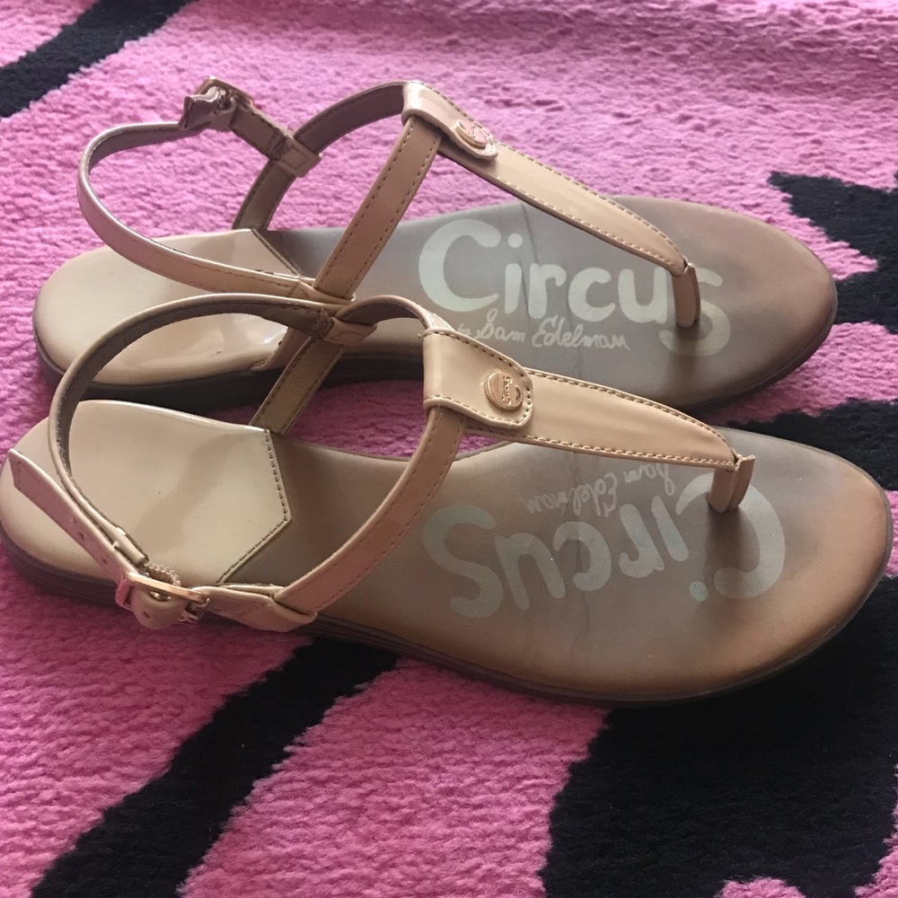 Nude Circus by Sam E Sandals Size 6.5
